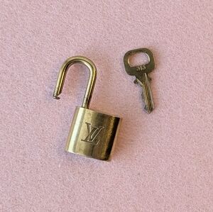 Louis Vuitton Brass Padlock with Key